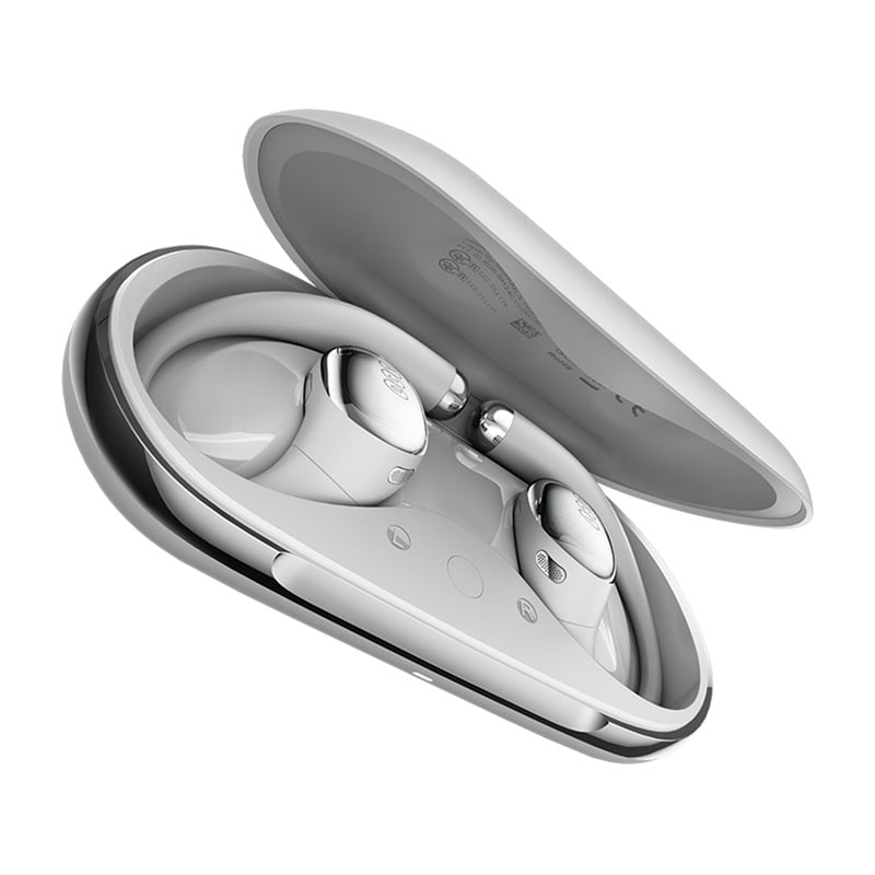 QCY Crossky R70 trådlösa hörlurar (grå)