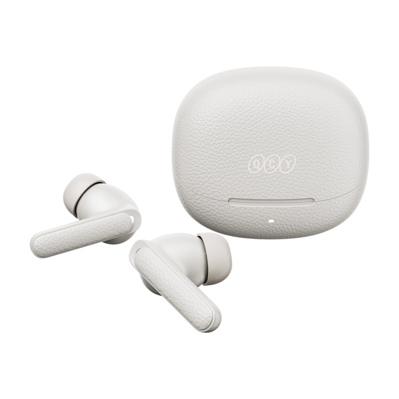 TWS QCY Buds HT15 ANC hörlurar (vit)