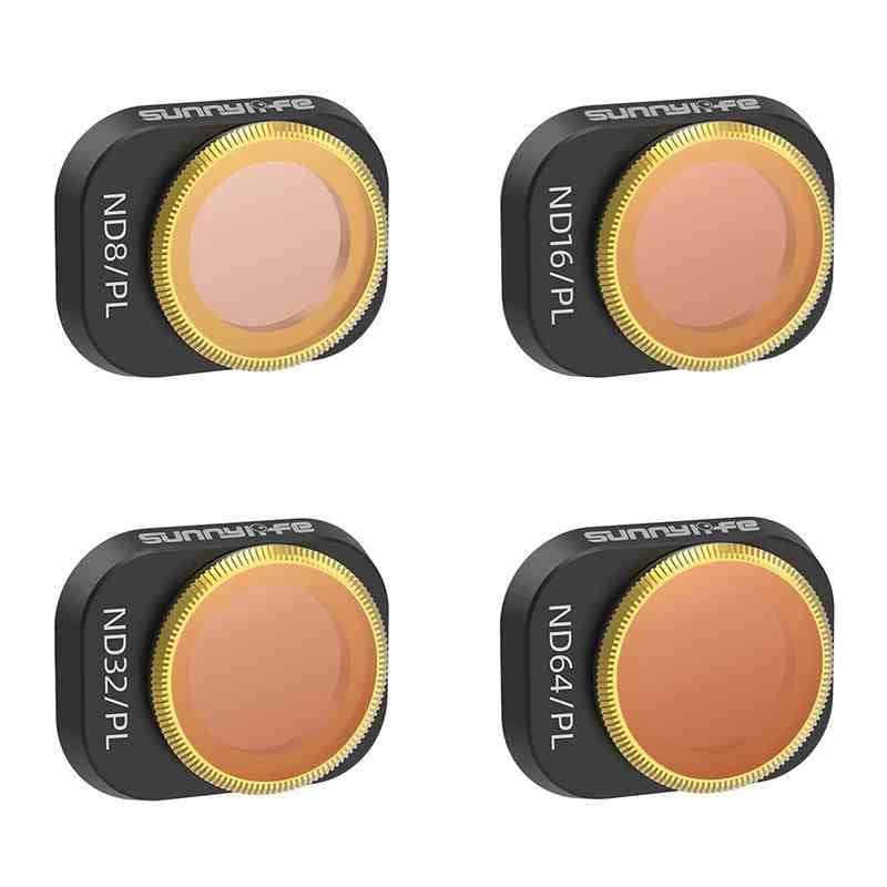 4 objektivfilter ND/PL 8, 16, 32, 64 Sunnylife för DJI MINI 4 PRO