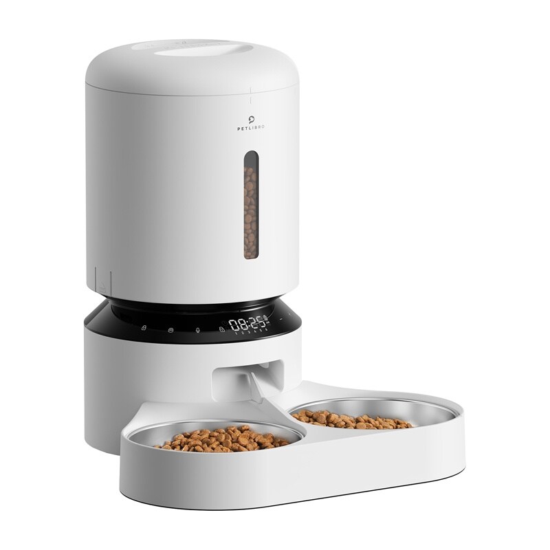 Petlibro Granary matautomat med dubbel skål 5L (vit)