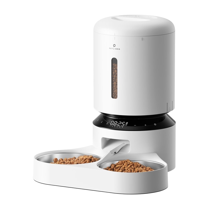 Petlibro Granary matautomat med dubbel skål 5L (vit)