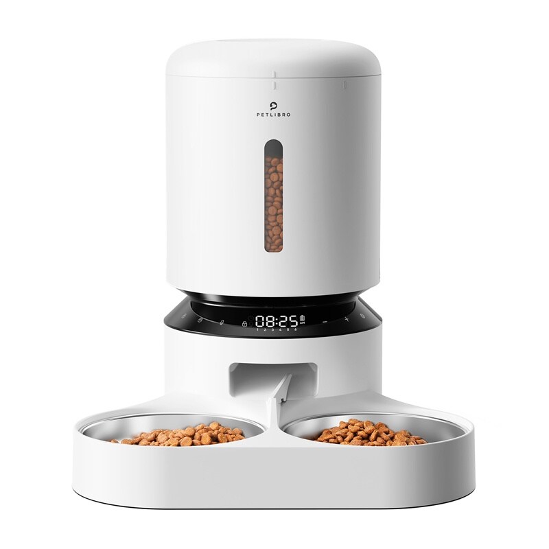 Petlibro Granary matautomat med dubbel skål 5L (vit)