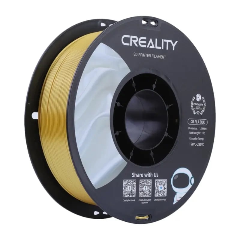CR-Silk PLA Filament Creality (guld)