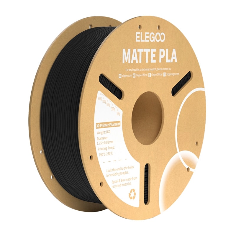 Filament PLA matt ELEGOO (Czarny)