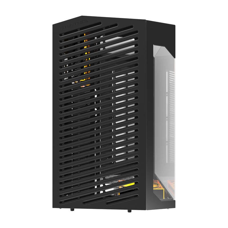 Darkflash DY470 datorchassi (svart) + 4 fläktar