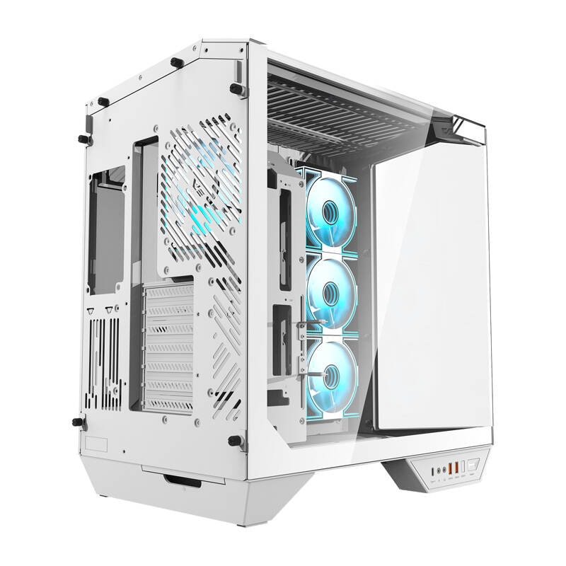 Darkflash DY470 datorchassi (vitt) + 4 fläktar