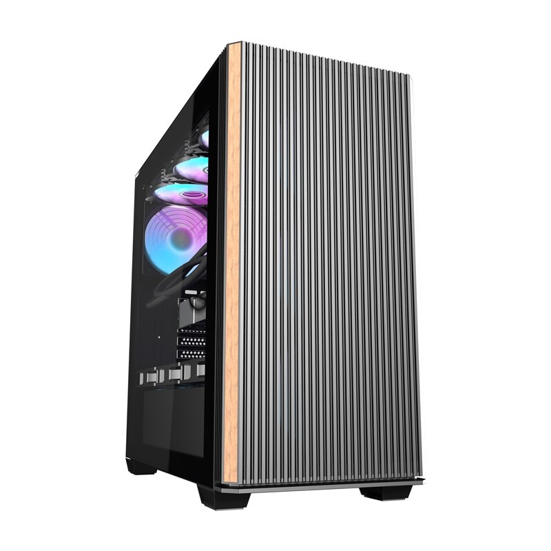 Darkflash DS900WS datorchassi (svart) + 4 fläktar