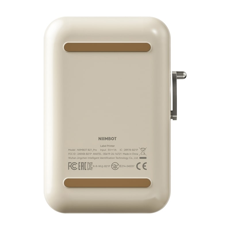 Niimbot B21 Pro bärbar etikettskrivare (kräm)