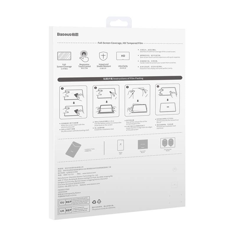 Baseus Kristallhärdat glas 0,3mm för surfplatta Huawei MatePad Pro 12,6"