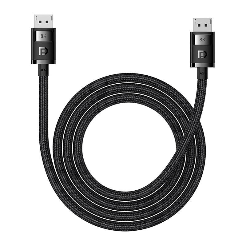 DP 8K till DP 8K-kabel Baseus Högupplöst 2m (svart)