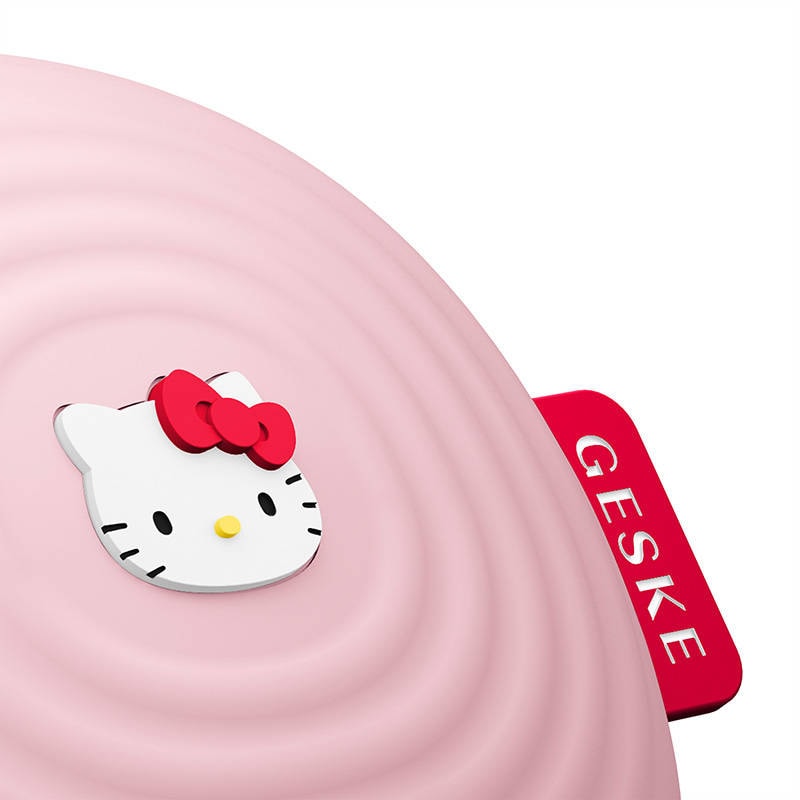Ansiktsrengöring Sonic Brush 4in1 Geske med APP (Hello Kitty rosa)