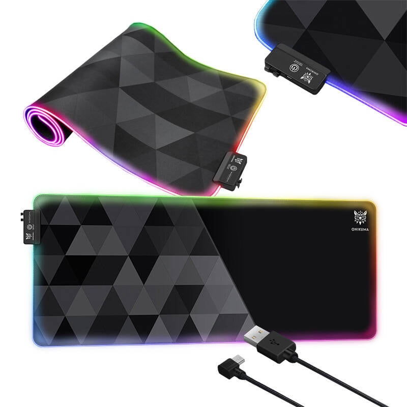 ONIKUMA MP006 RGB musmatta (svart)