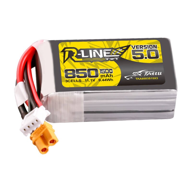 Tattu R-Line Wersja 5,0 850mAh 3S 11,1V 150C XT30U-F