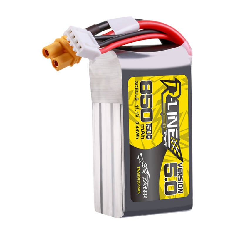 Tattu R-Line Wersja 5,0 850mAh 3S 11,1V 150C XT30U-F