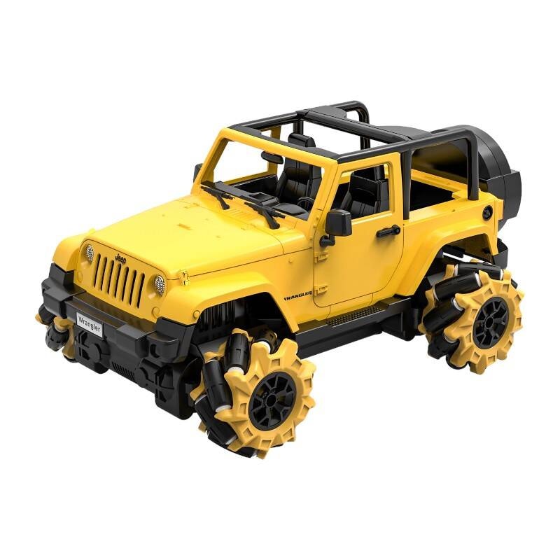 Fjärrstyrd bil 1:16 Double Eagle (gul) Jeep (drift) E348-003