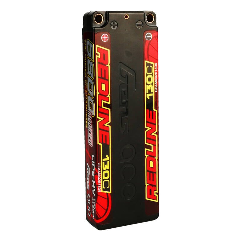 Ackumulator Gens ace Redline Series 5800mAh 7,6V 130C 2S1P HardCase 56# HV Ultra LCG LiPo