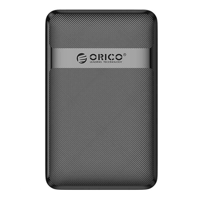 Orico 2577 HDD/SSD 2,5" hårddiskkabinett, 5Gbps, USB-A till USB Micro-B (svart)