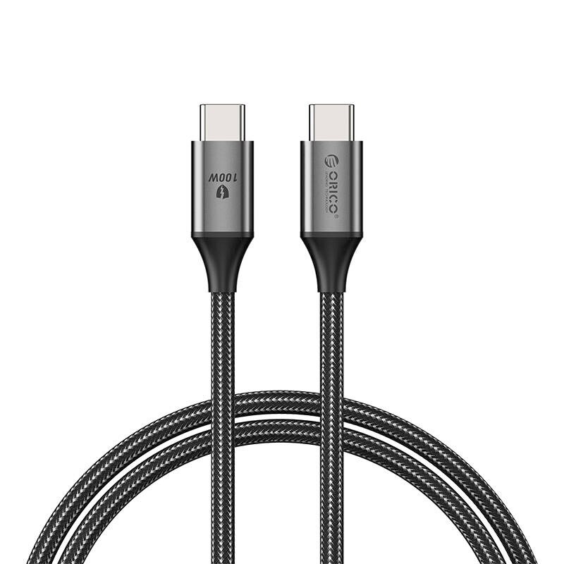 Orico 100W USB-C till USB-C-laddningskabel (svart)
