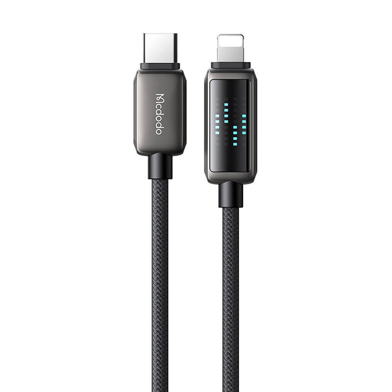 Mcdodo CA-2630 USB-C till Lightning-kabel, 36W, LED-display, 1,2m
