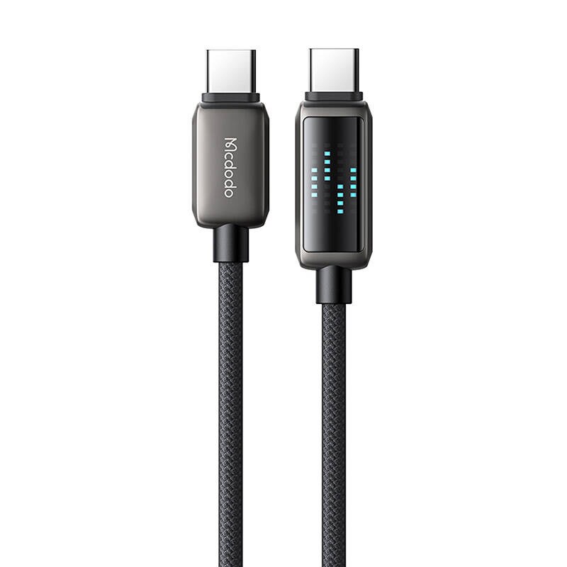 Mcdodo CA-4250 USB-C till USB-C-kabel, 100W, LED-display, 1,2m