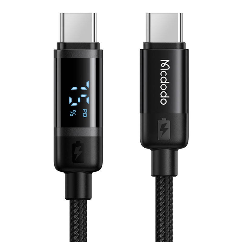 Mcdodo CA-5780 USB-C till USB-C 60W datakabel 1,2 m (svart)