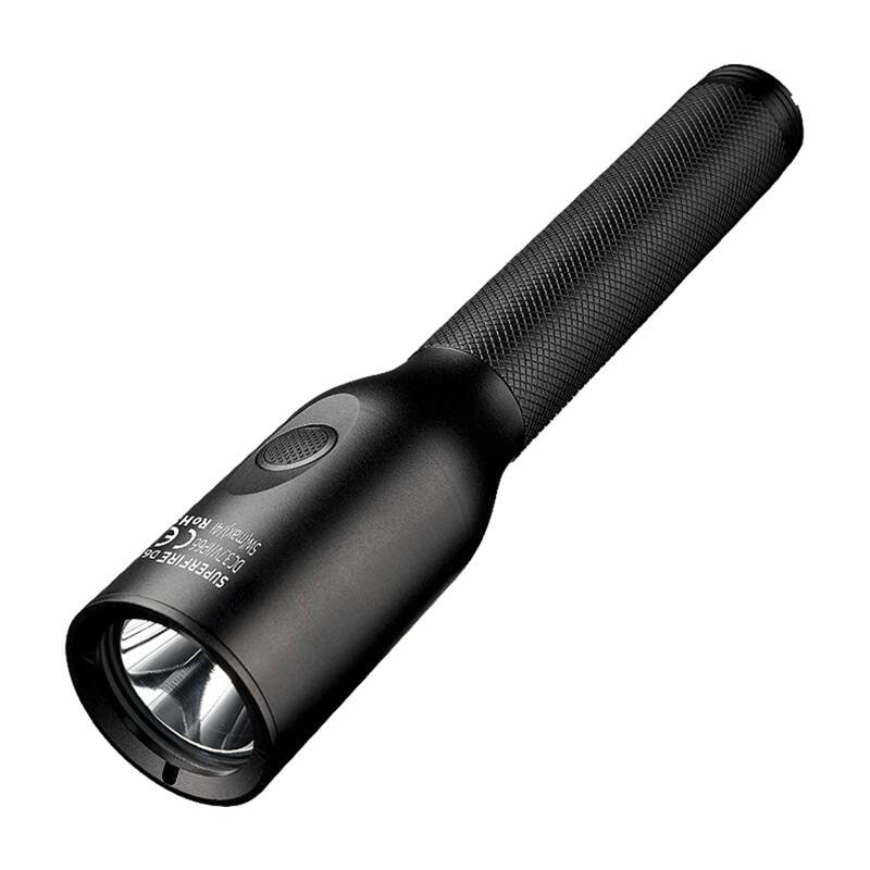 Superfire D6 ficklampa, 220 lm, 210 m räckvidd, 4 lägen