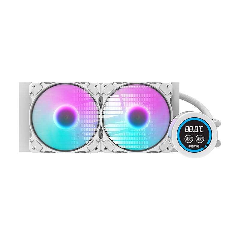 Darkflash datorradiator DN-D240 WHITE