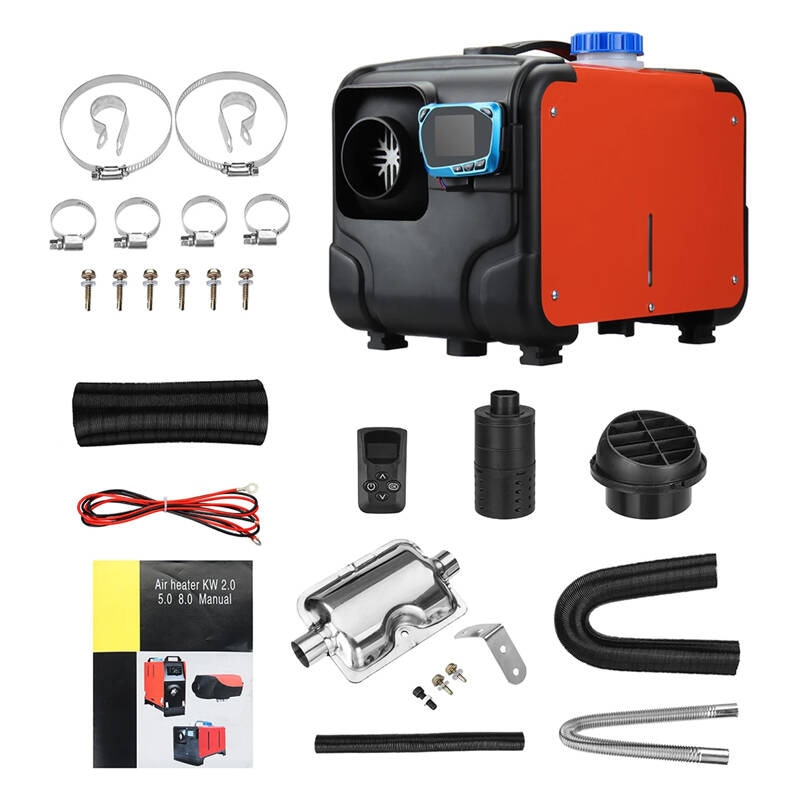 Parkeringsvärmare Blitzwolf BW-AH-H1B-BT, 5kw med AC-ingång, appstyrd + Bluetooth