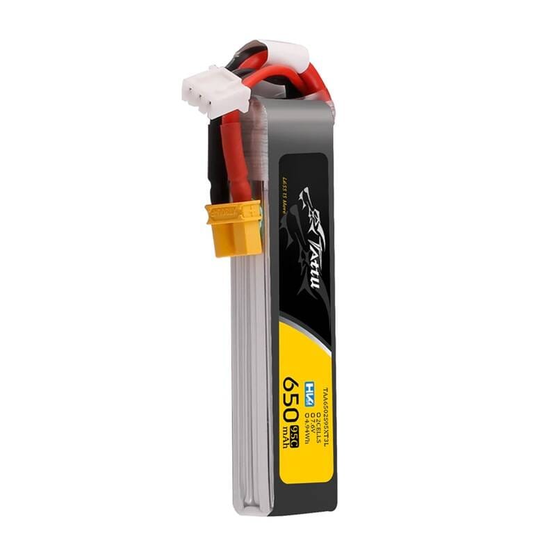 Ackumulator Lipo Tattu 2s 650mAh 95C 7.6V HV z XT30 Long-Pack