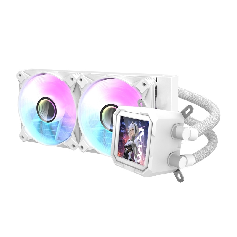 Darkflash DV240S CPU-vattenkylare (vit)