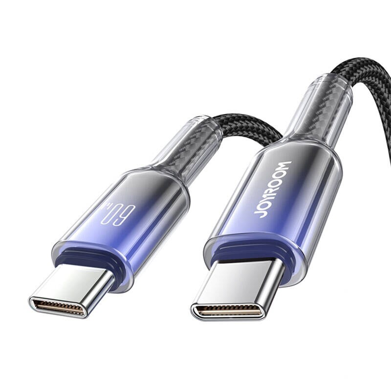 Joyroom S-A42 60W USB-C-kabel 1,2m svart