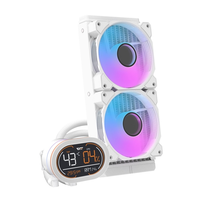 Darkflash DH240D CPU-vattenkylare (vit)