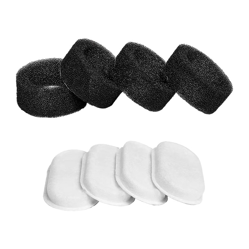 Rojeco 3,2L /2L rostfritt stål kattvatten fontän filter 4Set