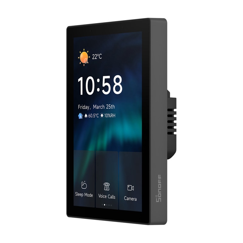 SONOFF NSPanel Pro 120 Smart Control Panel Matter WiFi/Bluetooth/ZigBee (svart)