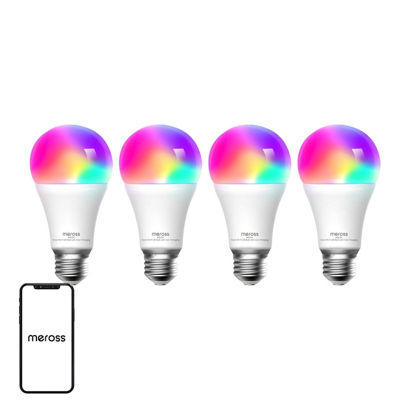 Meross MSL120 WiFi Smart LED-lampa (HomeKit) (fyrpack)