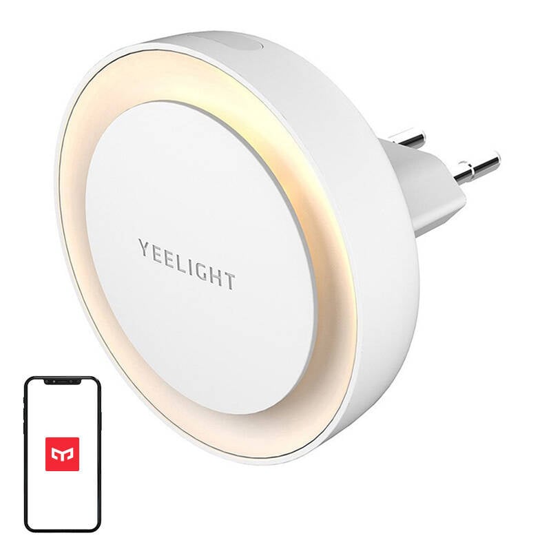 Sensorstyrd plug-in-nattlampa 2700 K med låg energiförbrukning
