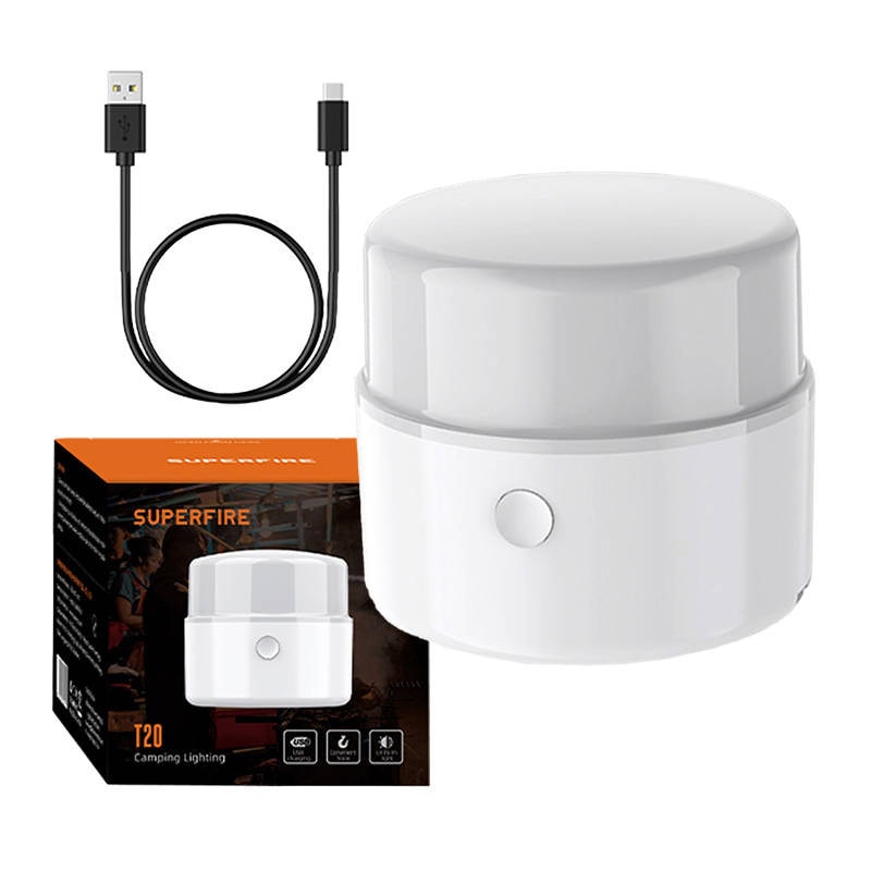 Campinglampa Superfire T20, 180lm, USB