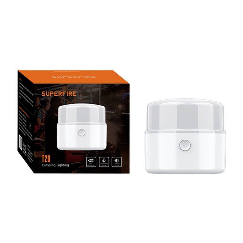 Campinglampa Superfire T20, 180lm, USB