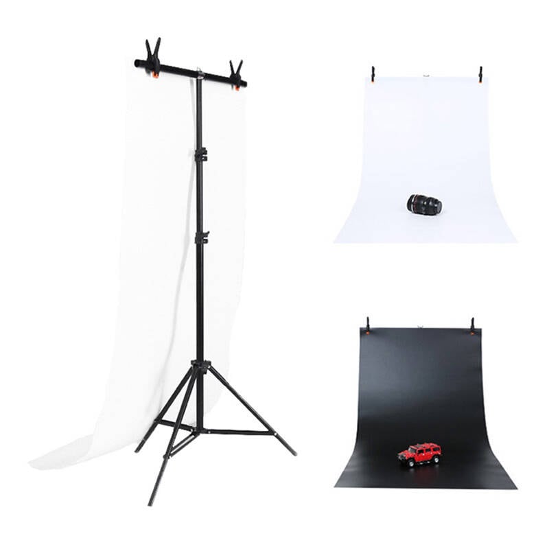 Fotostudio bakgrund stöd Puluz 70x200cm + Backdrops 2 st DCA0976