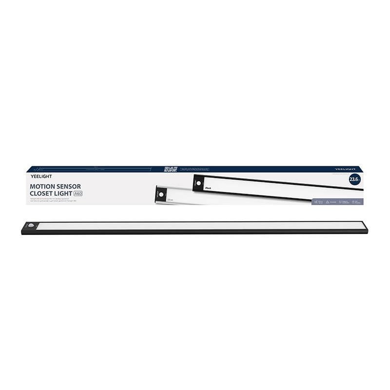 Yeelight garderobslampa svart 60cm 2700K