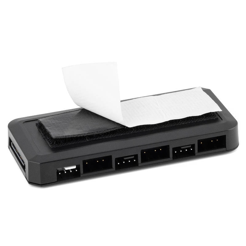 Fläktkontrollbox för dator Darkflash RC2 RGB PWM + fjärrkontroll (svart) / Fläktkontroll / Modul
