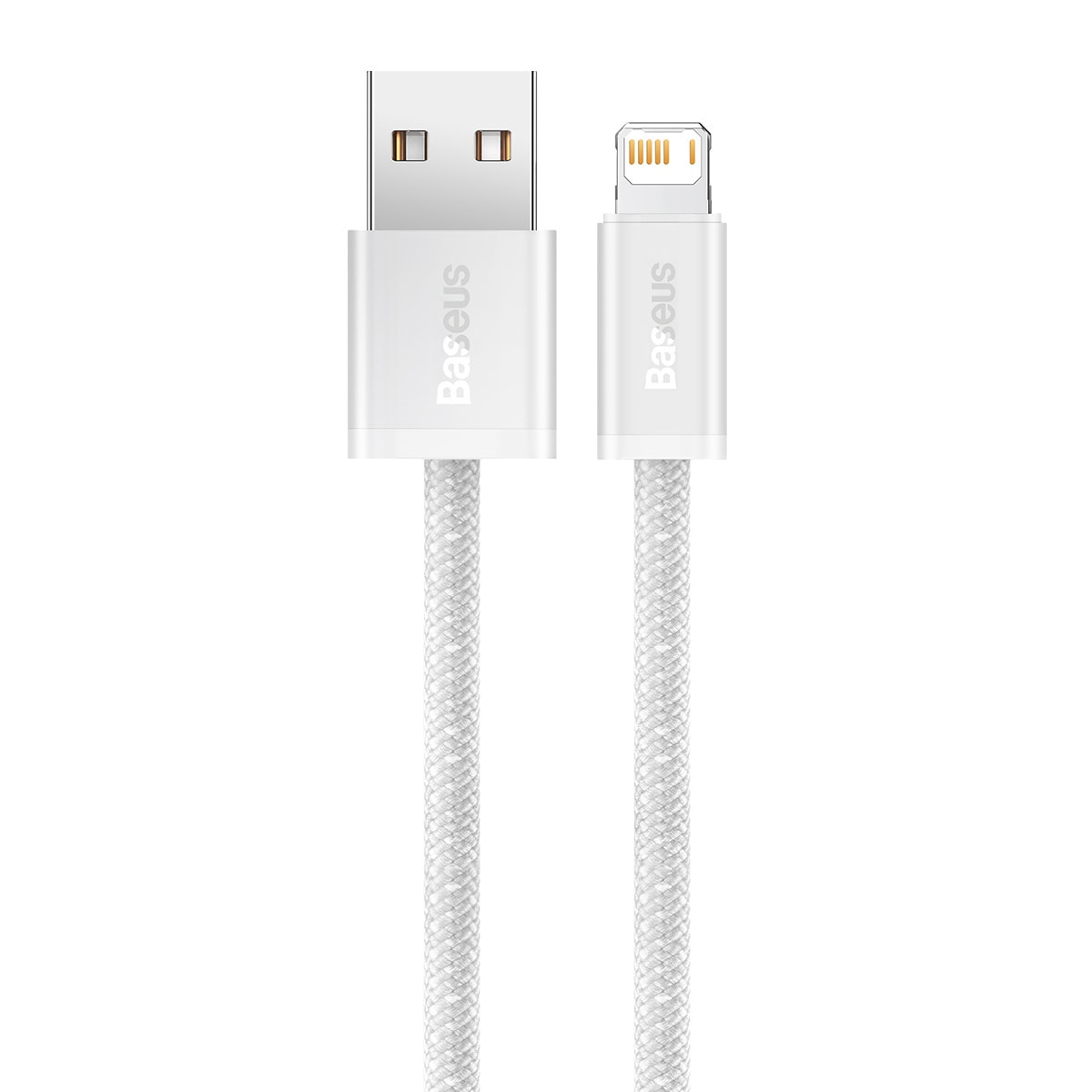 Baseus Dynamisk kabel USB till Lightning, 2,4 A, 2 m (vit)