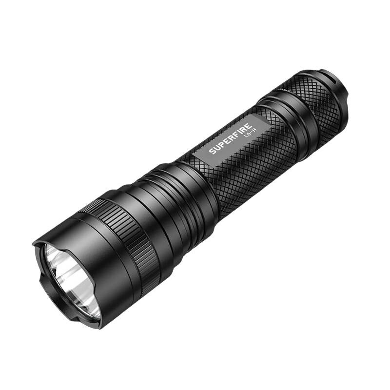 Superfire L6-H ficklampa, 900 lm, 15W, USB-C, 5 lägen