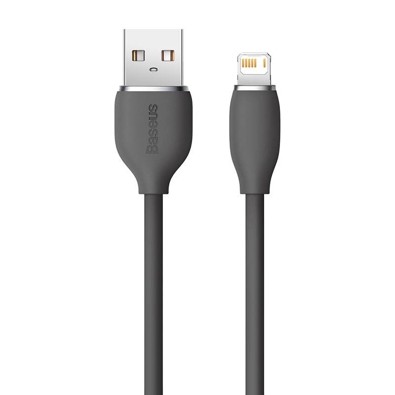 Baseus Jelly-kabel USB till Lightning, 2,4A, 1,2m (svart)