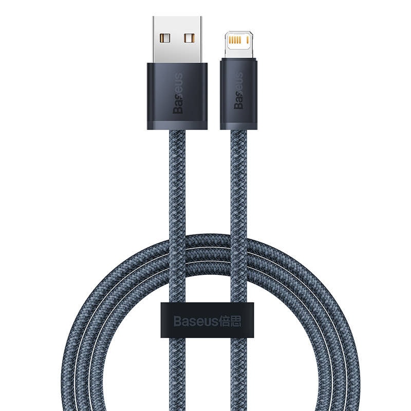 Baseus Dynamic Series-kabel USB till Lightning, 2,4 A, 2 m (grå)
