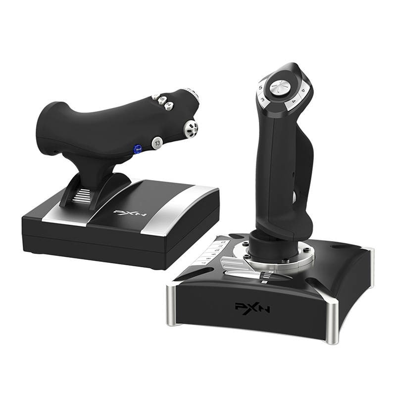 PXN-2119 PRO joystick flygkontroll / flygsimulator joystick / joystick med gasreglage