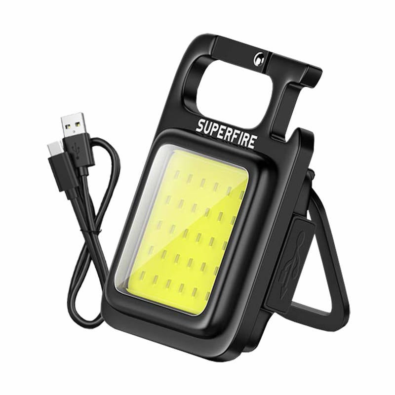 Superfire MX16 ficklampa, 600 lm, 500 mAh, USB-C, 4 lägen