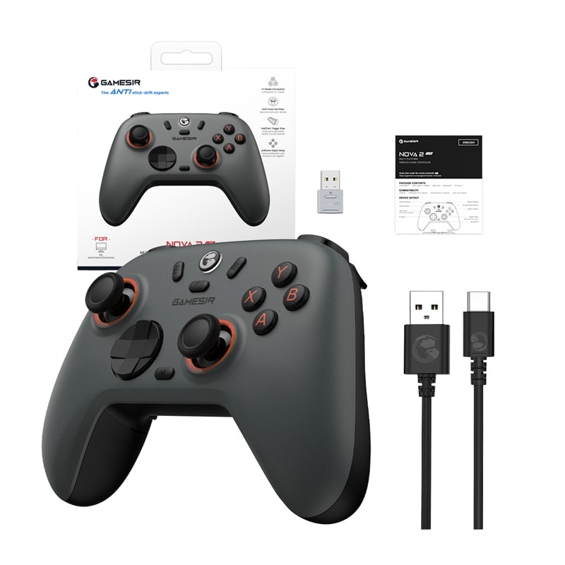 GameSir Nova 2 Lite trådlös handkontroll (grå)
