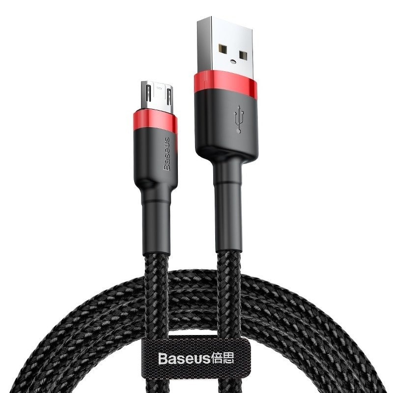 Baseus Cafule Micro USB-kabel 1,5A 2m (röd+svart)