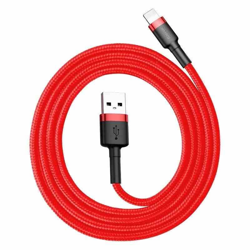 Baseus Cafule USB blixtkabel 2,4A 0,5m (Röd)
